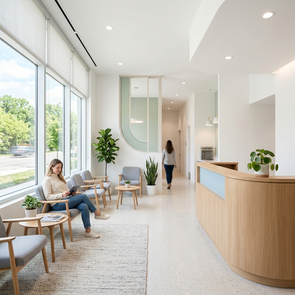 Pavani Hospital Reception Lobby